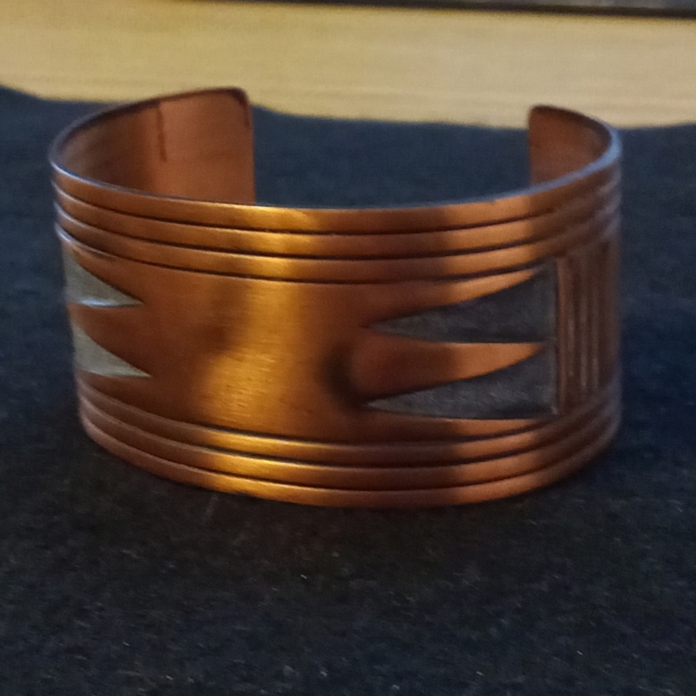 NAVAJO made Copper Cuff Bracelet